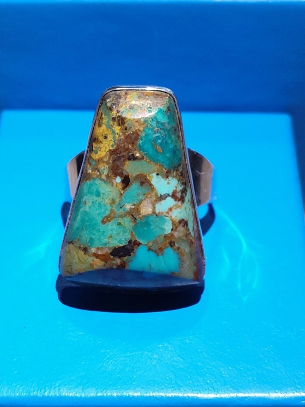 Jay King Sterling Silver and Turquoise Ring Size 10